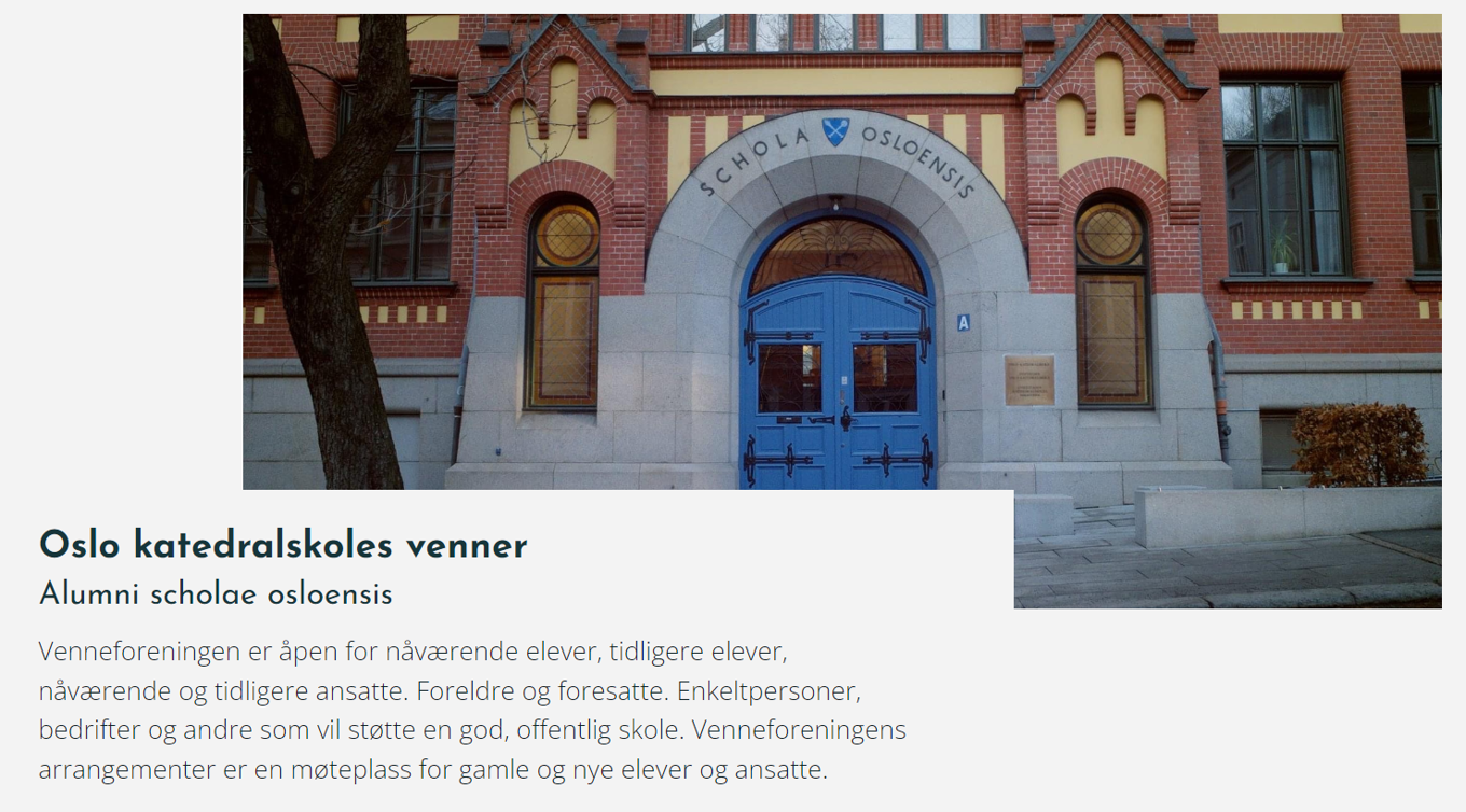 Foto: Faksimile kattavenner.no en murbygning med blå dører