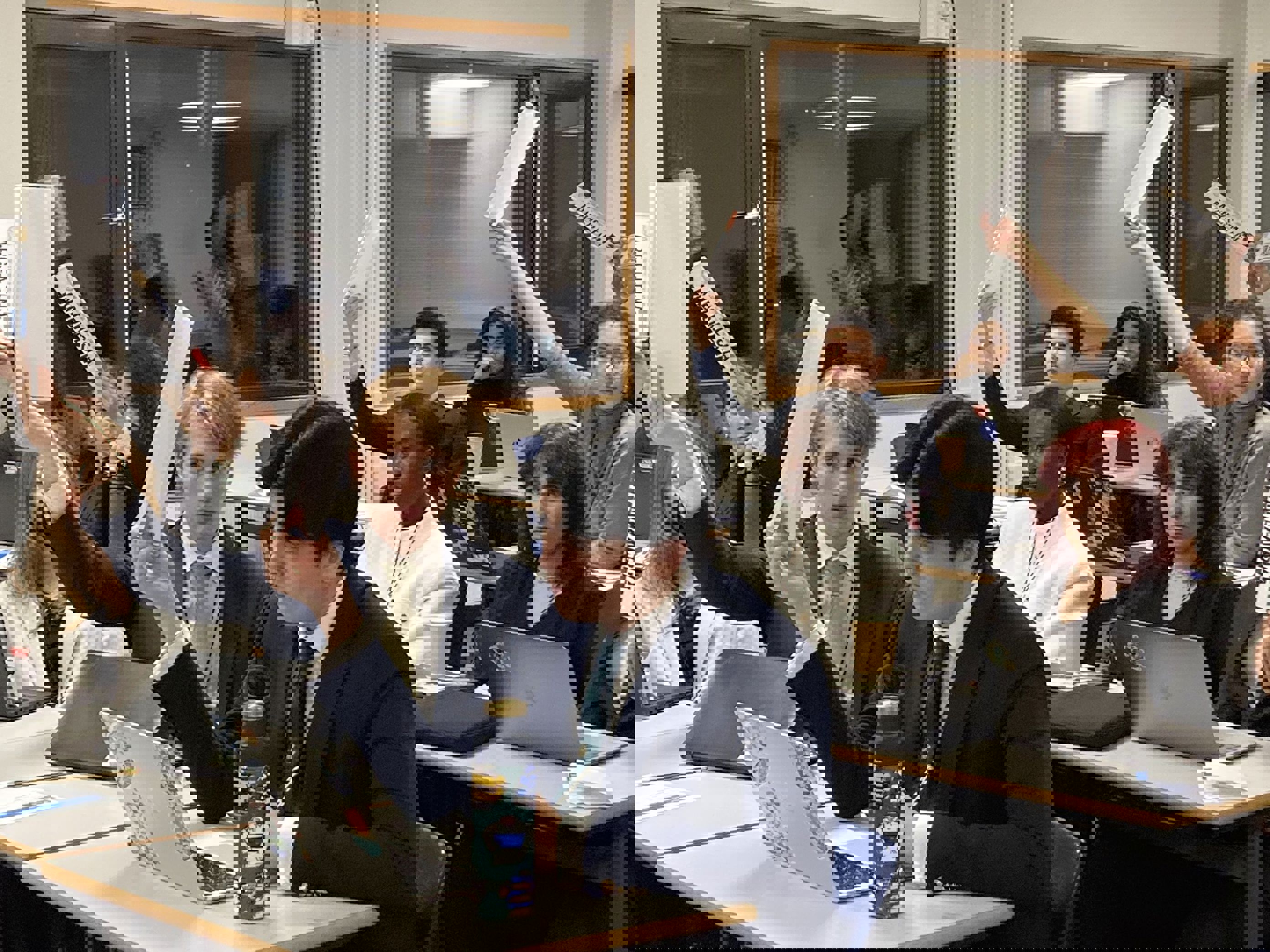 Foto: Julia Kagge En gruppe mennesker i et klasserom