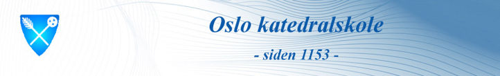 Banner Oslo katedralskole