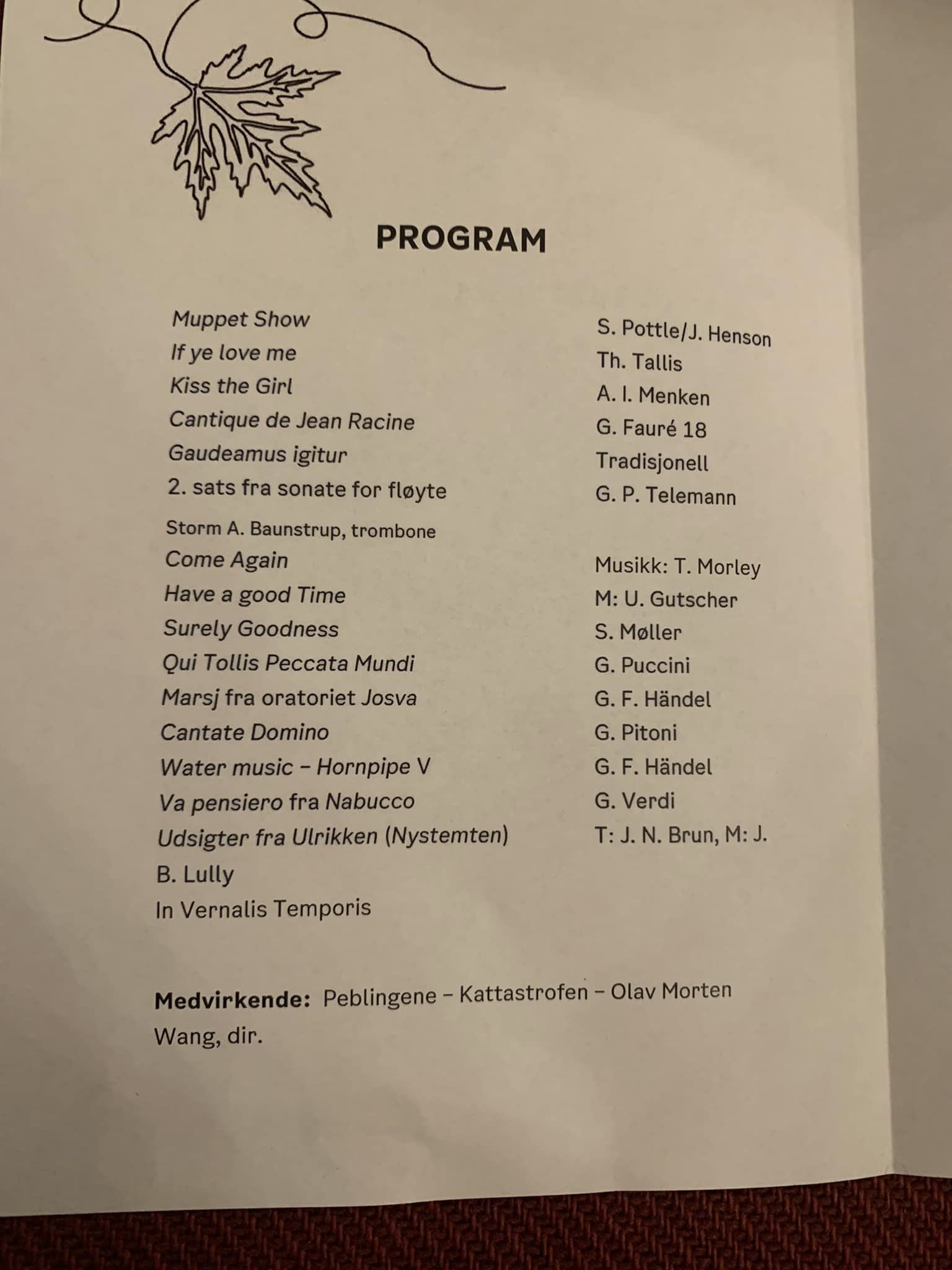 Terje Bjøro Høstkonsert